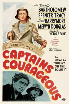 Captains Courageous movie poster (1937) canvas poster