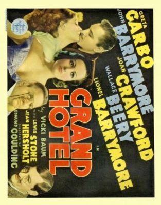 Grand Hotel movie poster (1932) wood print