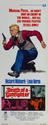 Death of a Gunfighter movie poster (1969) metal framed poster
