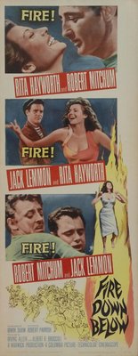 Fire Down Below movie poster (1957) t-shirt