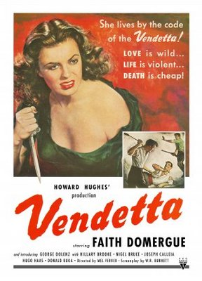 Vendetta movie poster (1950) poster with hanger