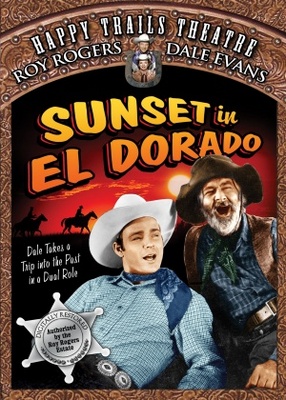 Sunset in El Dorado movie poster (1945) metal framed poster
