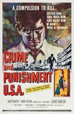Crime & Punishment, USA movie poster (1959) canvas poster