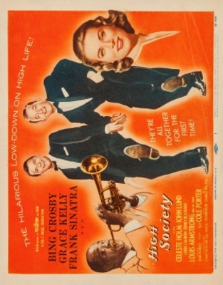 High Society movie poster (1956) metal framed poster