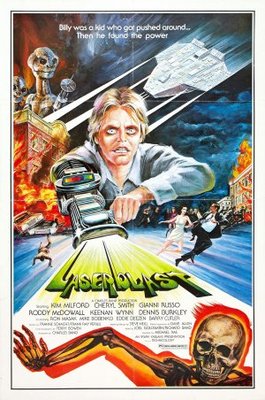 Laserblast movie poster (1978) poster with hanger