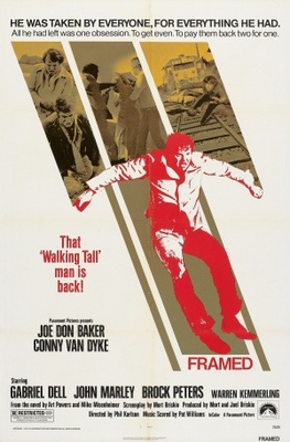 Framed movie poster (1975) wood print