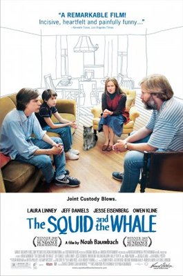 The Squid and the Whale movie poster (2005) canvas poster