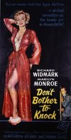 Don't Bother to Knock movie poster (1952) hoodie #656344
