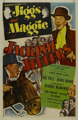 Jiggs and Maggie in Jackpot Jitters movie poster (1949) pillow