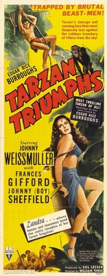 Tarzan Triumphs movie poster (1943) mouse pad