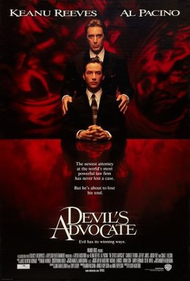 The Devil's Advocate movie poster (1997) tote bag