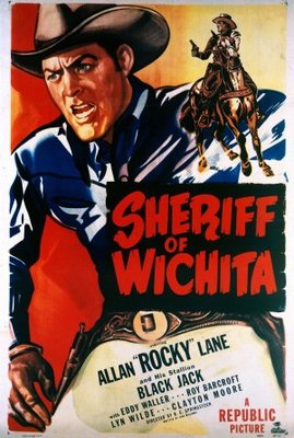 Sheriff of Wichita movie poster (1949) metal framed poster