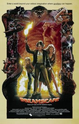 Dreamscape movie poster (1984) wooden framed poster