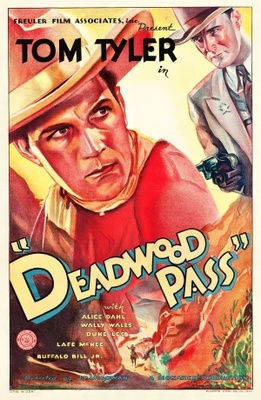 Deadwood Pass movie poster (1933) wood print