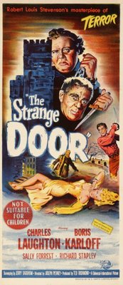 The Strange Door movie poster (1951) wooden framed poster