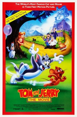 Tom and Jerry: The Movie movie poster (1992) wooden framed poster