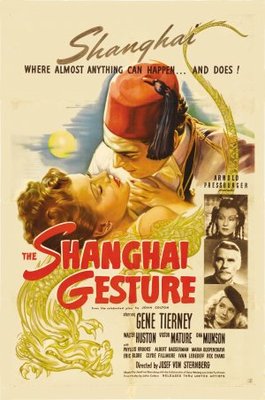 The Shanghai Gesture movie poster (1941) metal framed poster