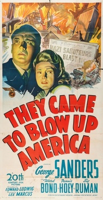 They Came to Blow Up America movie poster (1943) pillow