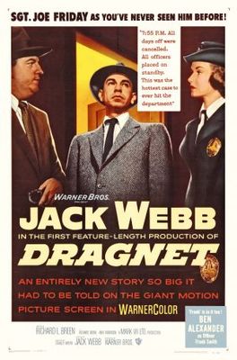 Dragnet movie poster (1954) poster with hanger