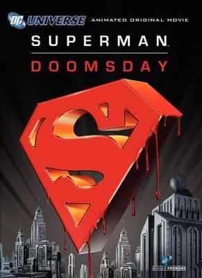 Superman: Doomsday movie poster (2007) metal framed poster
