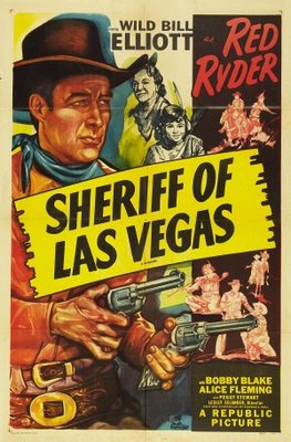Sheriff of Las Vegas movie poster (1944) metal framed poster