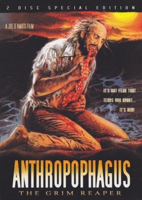 Antropophagus movie poster (1980) metal framed poster