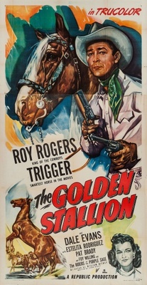 The Golden Stallion movie poster (1949) wood print