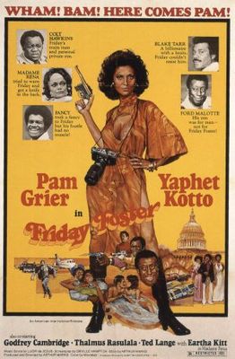 Friday Foster movie poster (1975) metal framed poster