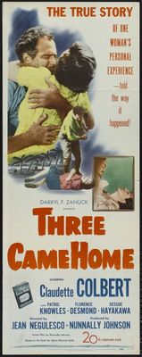 Three Came Home movie poster (1950) poster