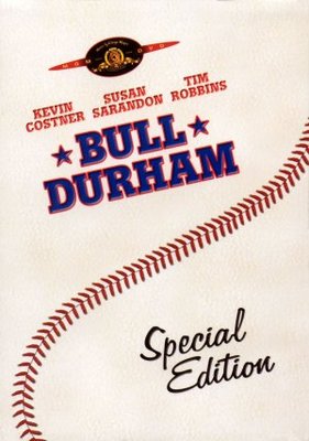 Bull Durham movie poster (1988) wooden framed poster