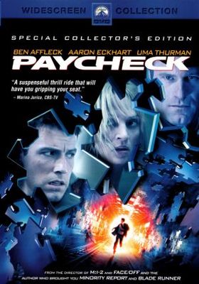 Paycheck movie poster (2003) pillow