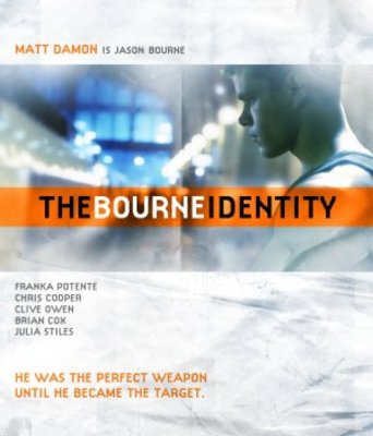 The Bourne Identity movie poster (2002) tote bag