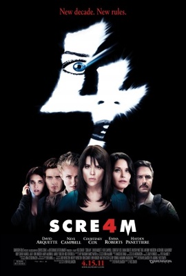 Scream 4 movie poster (2011) canvas poster