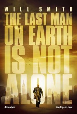 I Am Legend movie poster (2007) wood print