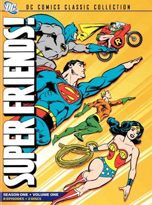 Super Friends movie poster (1973) t-shirt