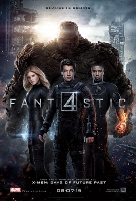 Fantastic Four movie poster (2015) metal framed poster