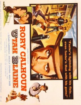 Utah Blaine movie poster (1957) Stickers MOV_2e6a7bc6