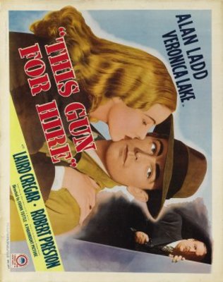 This Gun for Hire movie poster (1942) Stickers MOV_2e7536fa