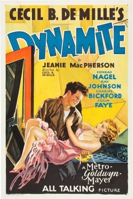 Dynamite movie poster (1929) wood print