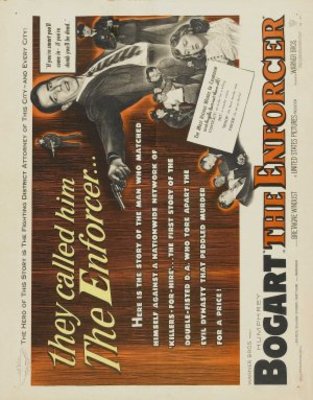 The Enforcer movie poster (1951) metal framed poster