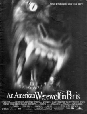 An American Werewolf in Paris movie poster (1997) poster with hanger