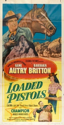 Loaded Pistols movie poster (1948) mouse pad