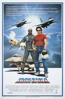 Iron Eagle movie poster (1986) pillow