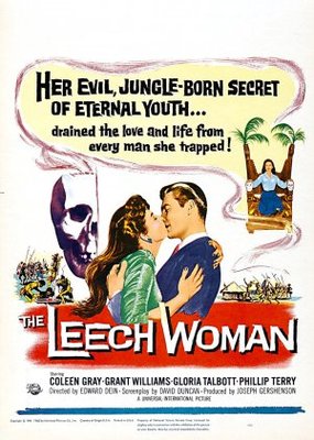 The Leech Woman movie poster (1960) tote bag