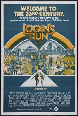 Logan's Run movie poster (1976) Stickers MOV_2ef41b13