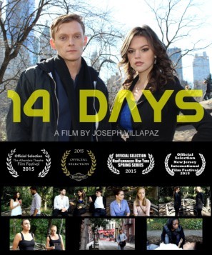 14 Days movie poster (2014) wood print