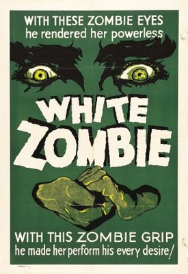 White Zombie movie poster (1932) wooden framed poster