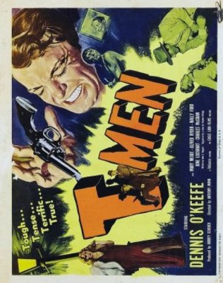 T-Men movie poster (1947) t-shirt
