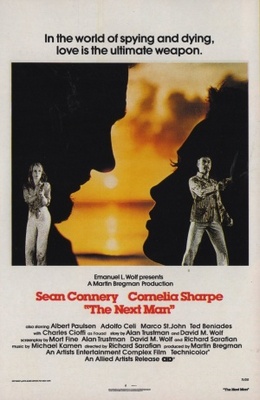 The Next Man movie poster (1976) pillow