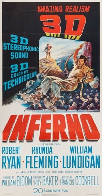 Inferno movie poster (1953) poster with hanger